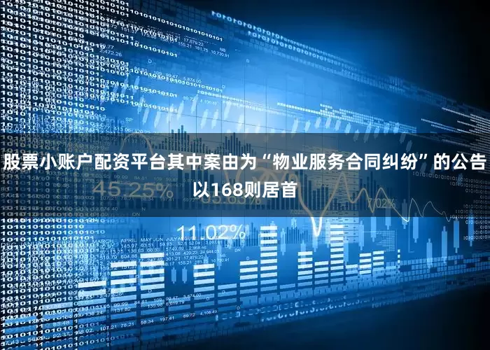 股票小账户配资平台其中案由为“物业服务合同纠纷”的公告以168则居首