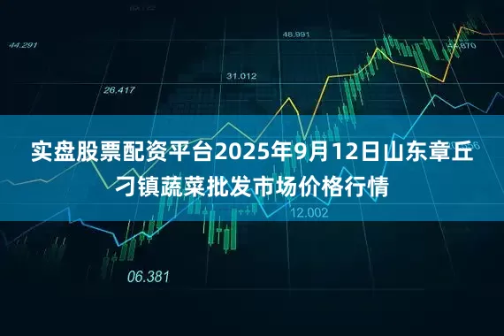 实盘股票配资平台2025年9月12日山东章丘刁镇蔬菜批发市场价格行情